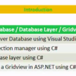 Lesson 1 - SQL Server / Data Access / Gridview