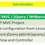 Lesson 10 - ASP.NET MVC, jQuery, jqGrid and NHibernate